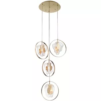 Подвесной светильник Delight Collection Cowley P60669-4 gold/clear DeLight Collection