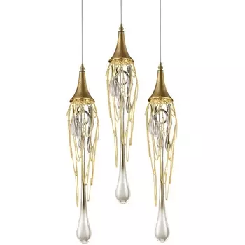 Подвесной светильник Delight Collection Goddess Tears P68009L-3/R gold DeLight Collection