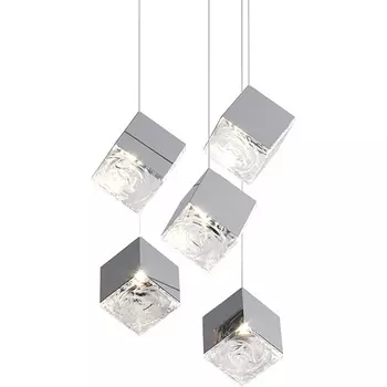Подвесной светильник Delight Collection Pyrite 10301P/5 silver DeLight Collection