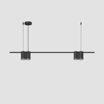 Подвесной светильник Denkirs Orbit DK4061-BK 4xGU10 LED до 15 Вт, черный матовый