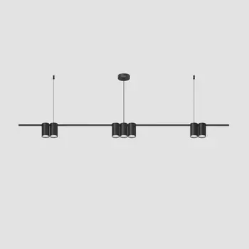 Подвесной светильник Denkirs Orbit DK4063-BK 7xGU10 LED до 15 Вт, черный матовый