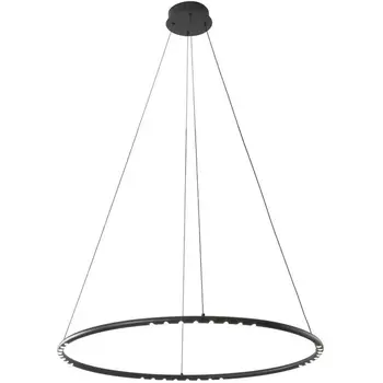 Подвесной светильник диммируемый Kink Light Магни 08557-80,19 черный Led 35W с пультом ДУ кольцо