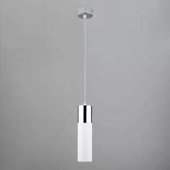 Подвесной светильник 50135/1 хром/белый Eurosvet Double Topper LED хром / белый