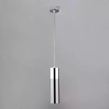 Подвесной светильник 50135/1 хром/черный Eurosvet Double Topper LED хром / черный жемчуг
