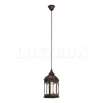 Подвесной светильник Eglo Redford 1 49224 в фиде фонаря