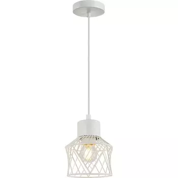 Подвесной светильник Escada Averio 10174/1S White 1х40Вт Е27, металл, белый