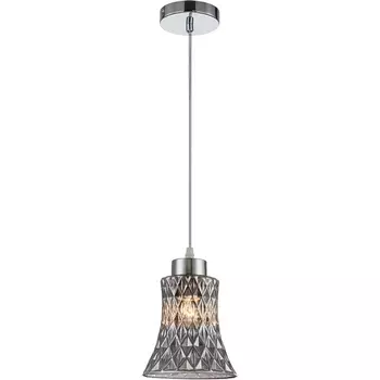 Подвесной светильник Escada Carnival 10193/1S Smoke E27*40W Chrome/Smoke