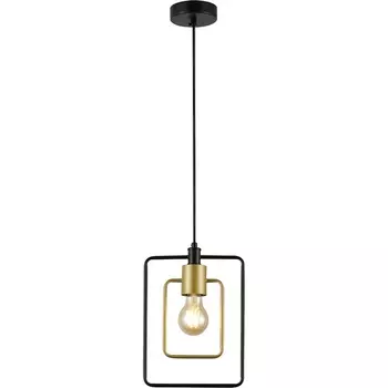 Подвесной светильник Escada Interval 1165/1S 1x40Вт E27, металл, черный/золото