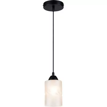 Подвесной светильник Escada Twist 10168/L Grey 1x60Вт E27, металл/стекло, черный/белый