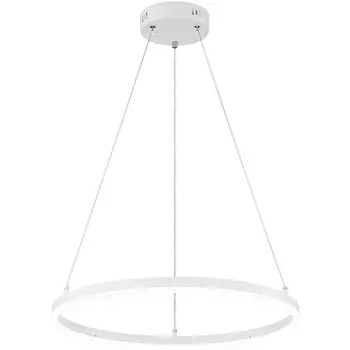 Подвесная люстра (+ночной режим) с пультом Escada Void 10254/1LED 43W White APP (Умный дом) кольцо