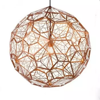 Подвесной светильник Etch Web Gold Imperiumloft 40,019 (73597-22) в форме шара ImperiumLoft