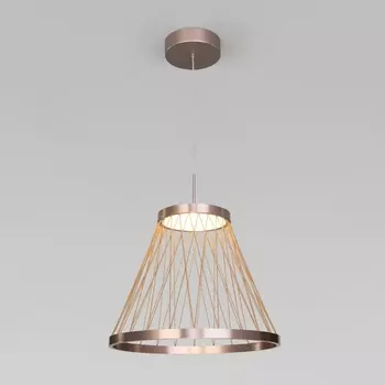 Подвесной светильник Eurosvet Cesta 40016/1 LED коричневый