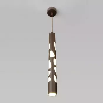 Подвесной светодиодный светильник Eurosvet DLR037 12W 4200K кофейный