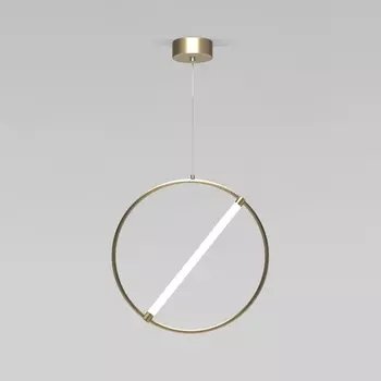 Подвесной светодиодный светильник с пультом Eurosvet Element 90281/1 бронза кольцо
