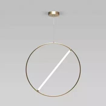 Подвесной светодиодный светильник с пультом Eurosvet Element 90282/1 бронза кольцо