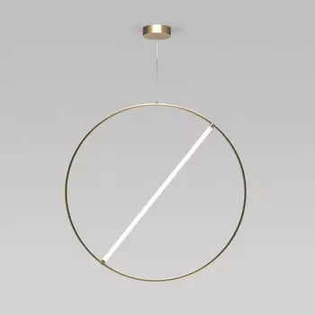 Подвесной светодиодный светильник с пультом Eurosvet Element 90283/1 бронза кольцо