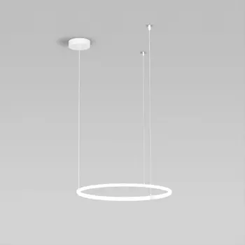 Подвесной светодиодный светильник с пультом Eurosvet Float 90284/1 белый кольцо