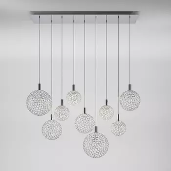 Подвесной светодиодный светильник Eurosvet Gemini 90353/9 в форме шара