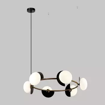 Подвесной светильник Eurosvet Moity 70150/6 черный/латунь