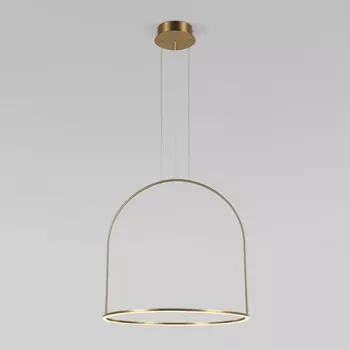 Подвесной светодиодный светильник с пультом Eurosvet Over 90323/1 латунь