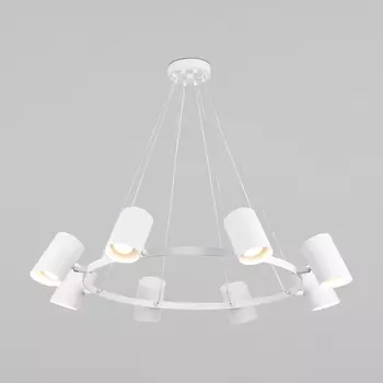 Подвесной светильник Eurosvet Splay 70147/8 белый (Умный дом, Алиса, WiFi, голосовое управление)