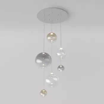 Каскадный подвесной светильник Eurosvet Wonder 50230 LED хром