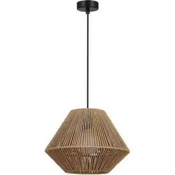 Подвесной светильник Evoluce Ettan SLE6025-603-01 бежевый/черный E27 1*40W