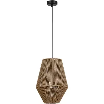 Подвесной светильник Evoluce Ettan SLE6025-613-01 бежевый/черный E27 1*40W