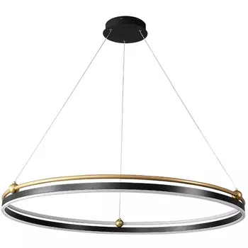 Подвесной светильник Crystal Lux FERNANDO SP88W LED D1000 BLACK/GOLD