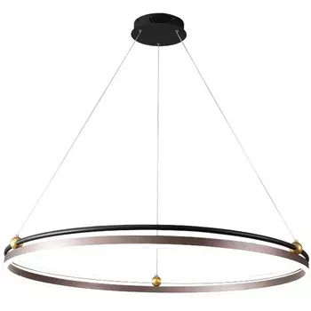 Подвесной светильник Crystal Lux FERNANDO SP88W LED D1000 COFFEE/BLACK