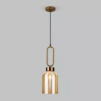 Подвесной светильник 50229/1 Eurosvet Flou янтарный