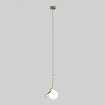 Подвесной светильник 50159/1 Eurosvet Frost Long латунь в форме шара