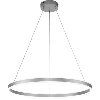 Подвесная люстра с пультом светодиодная (14001/1P Silver) Indigo Galass V000018L кольцо