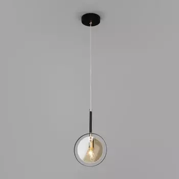 Подвесной светильник 50121/1 Eurosvet Gallo черный кольцо