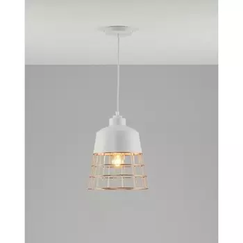 Подвесной светильник GD-C213-A белый Lora 1*E27*60W (Moderli)