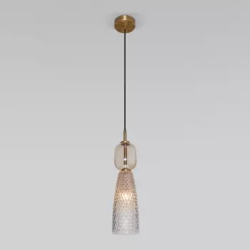 Подвесной светильник 50211/1 Eurosvet Glossy янтарный