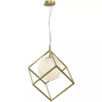 Подвесной светильник P2483-1S iLamp Golden GD в форме шара