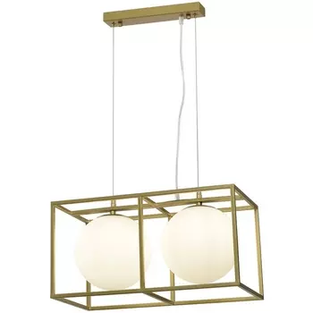 Подвесной светильник P2484-2 iLamp Golden GD в форме шара