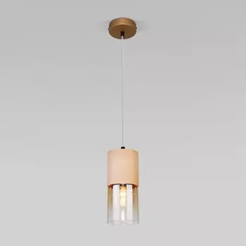 Подвесной светильник Eurosvet Hosk в стиле лофт 50233/1 матовое золото