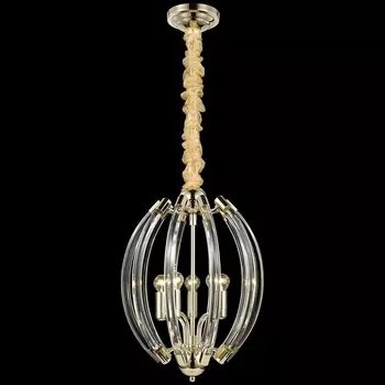 Подвесной светильник хрустальный Wertmark Prando WE149.05.303 в виде свечи