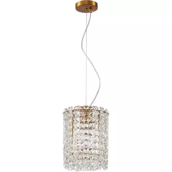 Подвесной светильник хрустальный Stilfort Delone 2179/05/02P с подвесками
