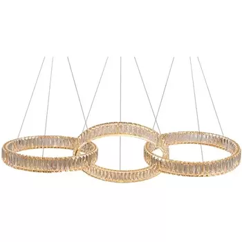 Подвесной светильник хрустальный светодиодный 8243/S gold (Newport)