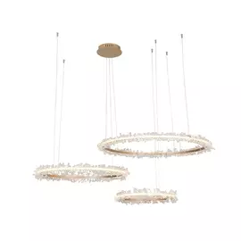 Подвесной светильник хрустальный светодиодный Лаура 08246,33P (Kink Light)