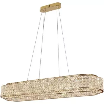 Подвесной светильник хрустальный светодиодный Newport 8510 8510/120 gold