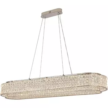 Подвесной светильник хрустальный светодиодный Newport 8510 8510/120 chrome