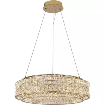 Подвесной светильник хрустальный светодиодный Newport 8510 8510/60 gold