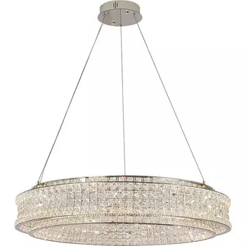 Подвесной светильник хрустальный светодиодный Newport 8510 8510/80 chrome
