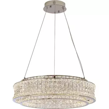 Подвесной светильник хрустальный светодиодный Newport 8510 8510/60 chrome