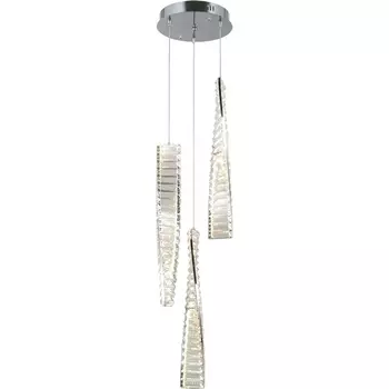 Подвесной светильник хрустальный светодиодный с пультом Moderli Asti V10721-PL