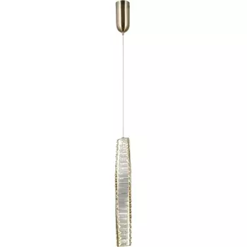 Подвесной светильник хрустальный светодиодный с пультом Moderli Asti V10725-PL